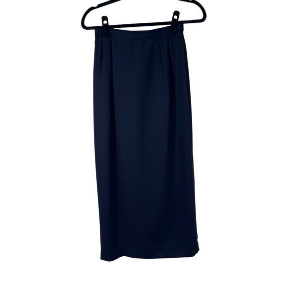 Ursula of Switzerland Blue Beaded Jacket and Skirt - Picture 4 of 16